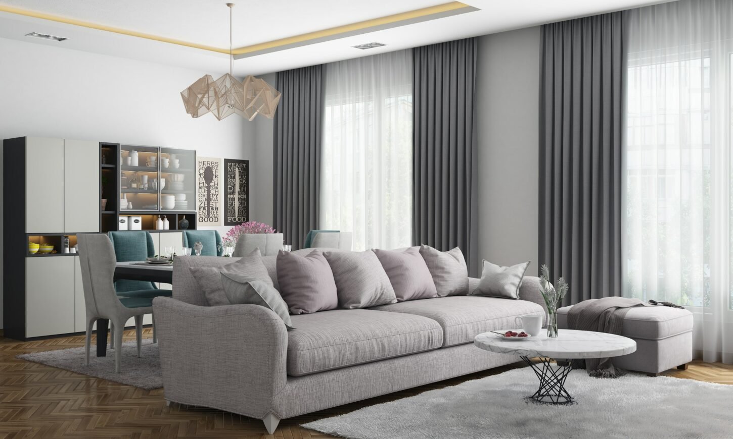3bhk flat modern classic living room interior design of vishwas bhagat in bannerghatta bengaluru project done by design cafe