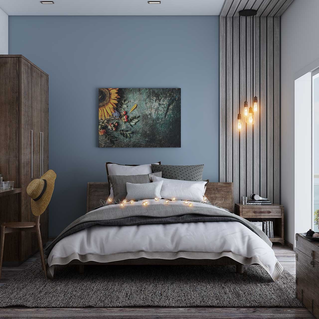 Pick Out the Bed Wall for Bedroom Design