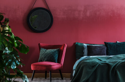 Elegant wine-inspired wall paint colours elevate any room's style