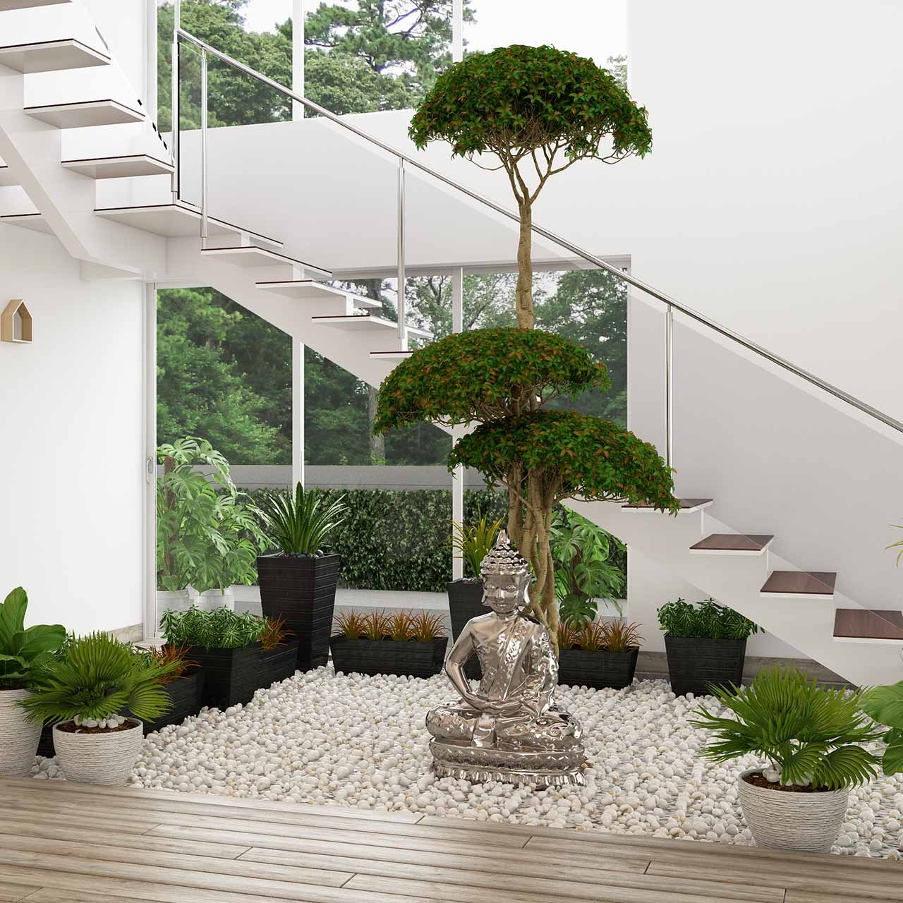Wooden Staircase